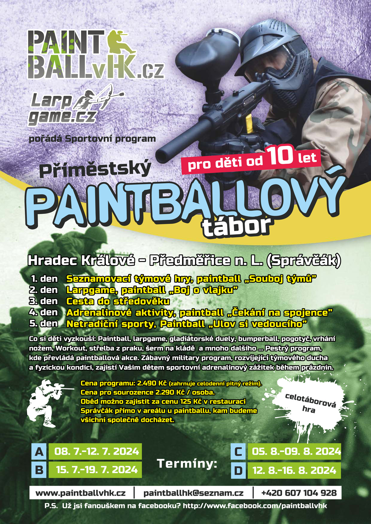 Paintball - Správčický rybník