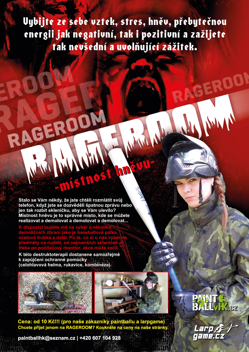 Rageroom - místnost hněvu